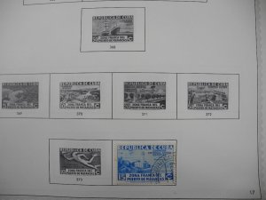CUBA, Excelelnt Stamp Collection hinged on Minkus Specialty pages