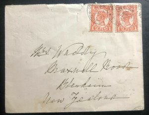 1905 Queensland Australia Cover To Blenheim New Zealand