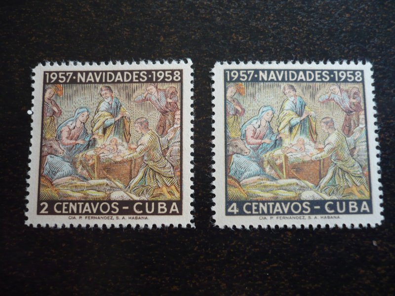 Stamps - Cuba - Scott#588-589 - MNH Set