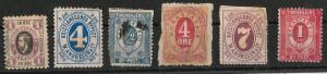 56848 -   NORWAY  - STAMPS:  SMALL LOT of local REVENUE STAMPS