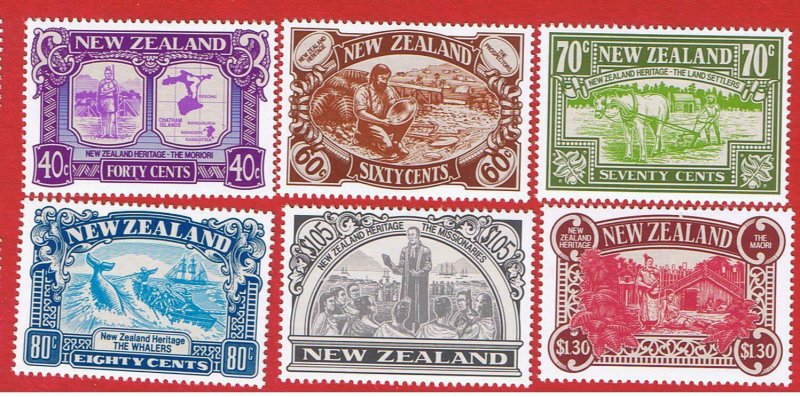 New Zealand #950-955  MNH OG  Heritage   Free S/H