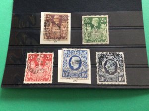 Great Britain King George V1 high value used stamps  A12415