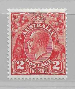 Australia 71 2d KGV single MH (z1)