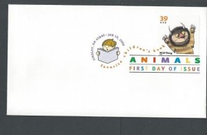 US FDC #3987/3994 /3991 USPS Digital Color Postmark 2006 OH Animals Wild Thing