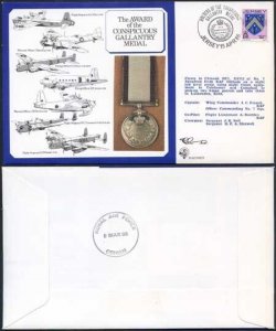 DM9a Award of the Conspicuous Gallantry Medal Signed by French (C)