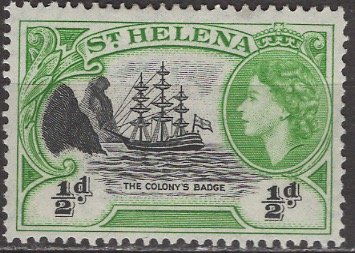 St Helena; 1953: Sc. #140, *+/MLH Single Stamp