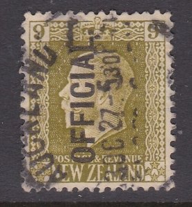 NEW ZEALAND GV 9d OFFICIAL sound used - SG cat c£38........................B4618