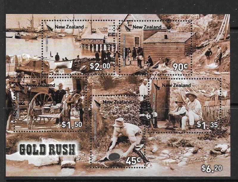 NEW ZEALAND SGMS2904 2006 GOLD RUSH MNH