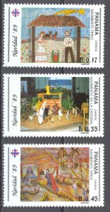 Panama Sc# 770-772 MNH 1989 Christmas