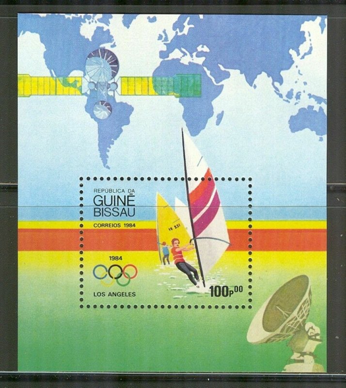 Guinea-Bissau 1984 souvenir sheet Scott #578 MNH Los Angeles Summer Olympics