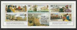 1993 Guernsey - Sc 519a - SS - MNH VF - Siege of Castle Cornet