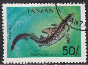 Tanzania 1138 Galeacerdo Cuvier Shark 1993