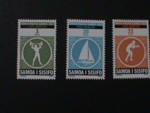 ​SAMOA-1969-SC# 312-4- 3RD PACIFIC GAMES-PORT MORESBY-PAPUA & NEW GUINEA MNH VF