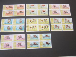 Ajman 1968 Sc 233-40 Olympics CTO BLK(4) set FU