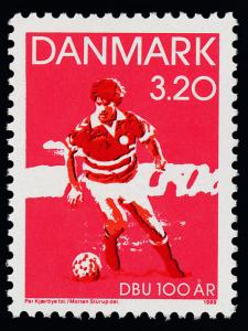 Denmark 866 MNH Danish Soccer Assn, Sports