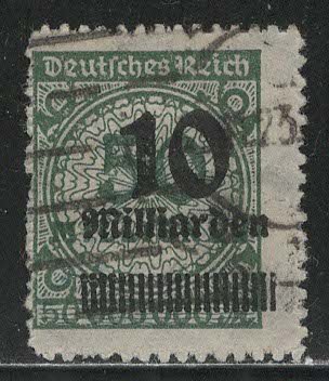 Germany Reich Scott # 321, used, exp h/s