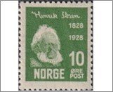 Norway NK 159 Henrik Ibsen 10 Øre Green