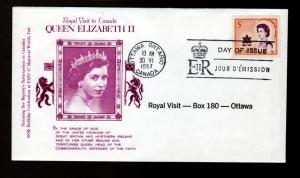 Canada # 471 FDC Royal Visit!