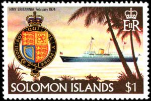 Solomon Islands #435-438, Complete Set(4), 1981, Ships, Never Hinged