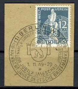 Berlin, 1949 UPU Stephan Set, VF ++ used on pieces w. special cancel