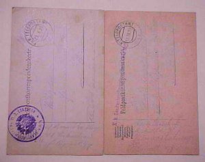 AUSTRIA  FPO 47 , FPO 48 ALL 1915   on CARDS