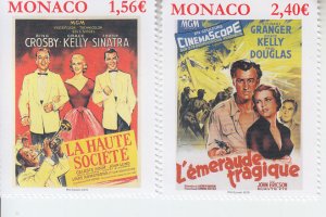 2018 Monaco Kelly Films - High Society/ Green Fire (Scott 2911-12) MNH