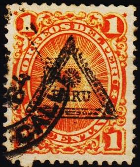 Peru. 1883 1c S.G.206 Fine Used