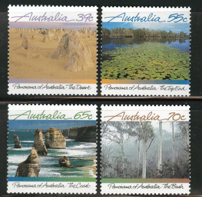 AUSTRALIA Scott 1098-1101 MNH** tourism set CV$5 1988