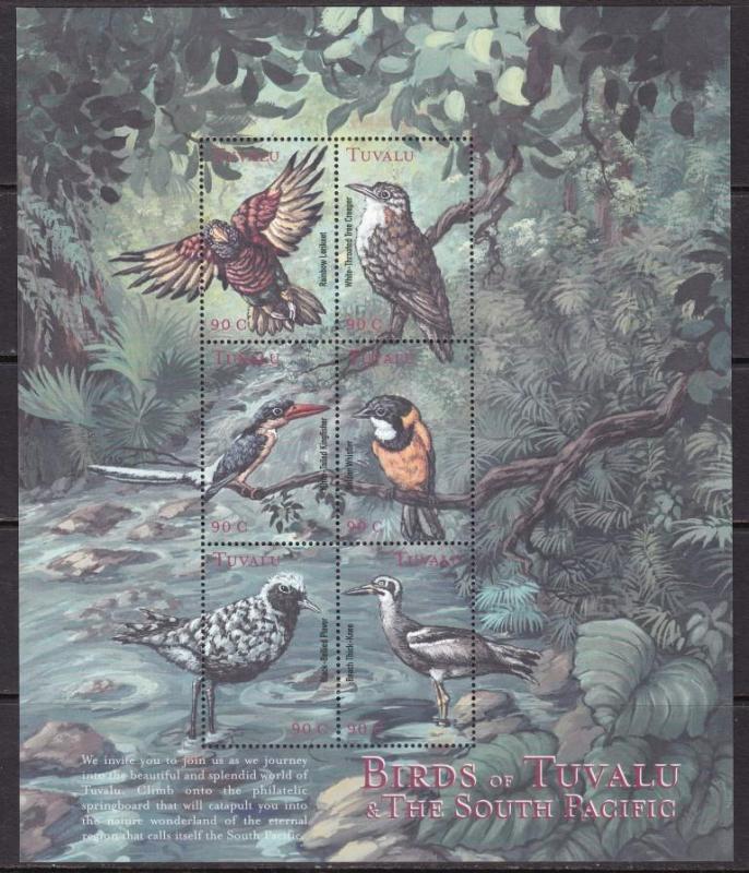 Tuvalu, Fauna, Birds of Tuvalu MNH / 2000