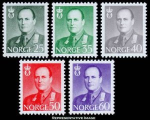 Norway Scott 408-412 Mint never hinged.