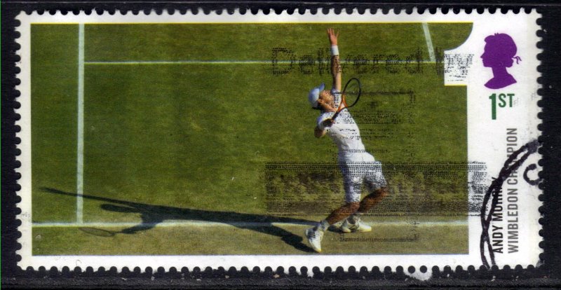 GB 2013 QE2 1st Andy Murray Wimbledon Victory from MS 3511 ( J1103 )