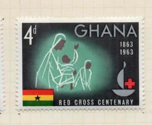 Ghana 1963 Early Issue Fine Mint Hinged 4d. NW-167928