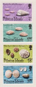 Pitcairn Islands Sc#137-140 MH