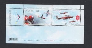 Canada #2159b  (2006 Snowbirds sheet of 2)  VFMNH CV $3.00