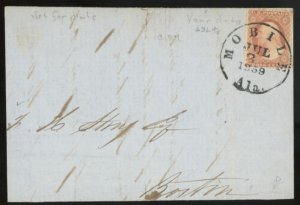 U.S. #25 USED ON COVER