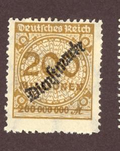 Germany  SC# O41   MH