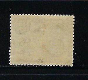 ST. KITTS NEVIS SCOTT #87A 1938-48 GEORGE VI 2/6SH- PERF 13X11 1/2  - MINT LH