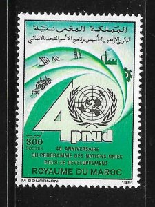 Morocco 1991 UN united nations Development program Sc 703 MNH A3105