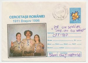 Postal stationery Romania 1996 Scouts