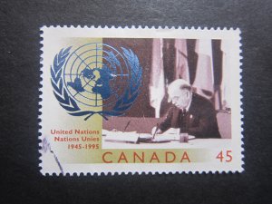 Canada #1584 United Nations-50 Anniversary Nice stamps  {ca822}