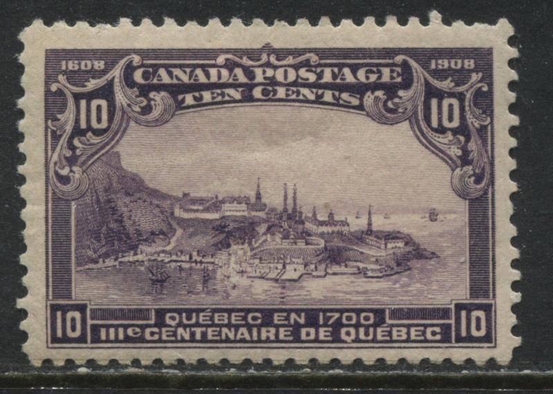 Canada 1908 Quebec 10 cents mint o.g.