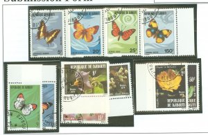Djibouti #471/512 Used Single (Complete Set) (Butterflies) (Flora)