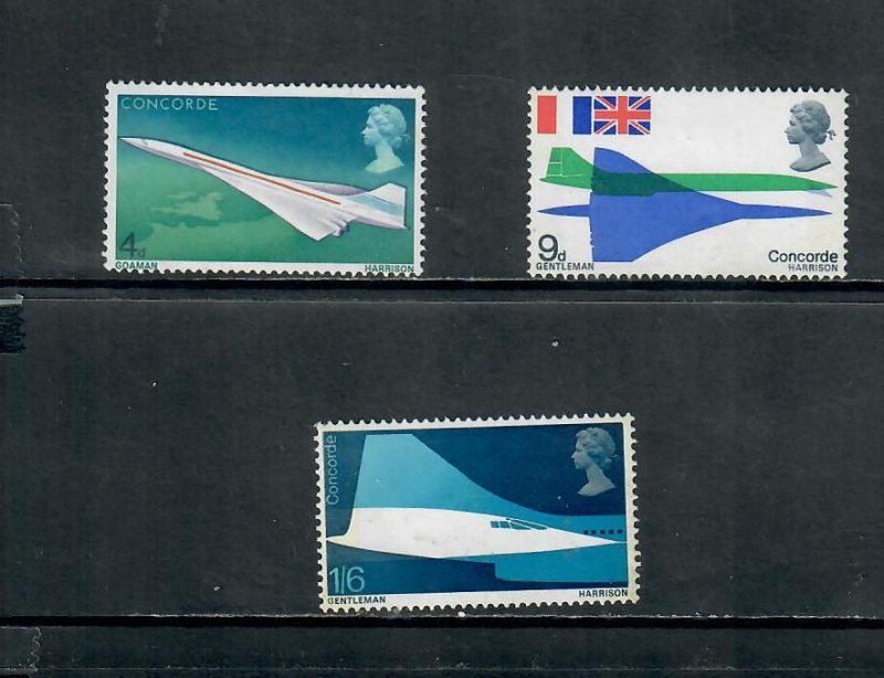 1969 COMMEMORATIVES SET, CONCORDE, MINT HINGED 200321