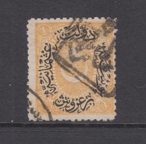 Turkey Sc 44 used 1876 1pi Star & Crescent, Arabic cancel, sound