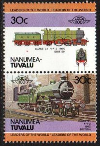 Tuvalu - Nanumea Sc #4 MNH pair