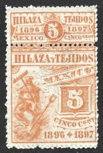 Mexico HILAZA Y TECIDOS Revenue Tax to Yarns, fabrics and textiles #HT 20-