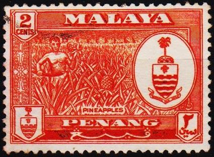 Penang.1960 2c S.G.56 Fine Used