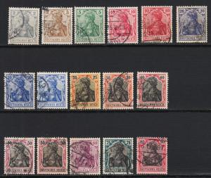 Germany  - 1905 Germania (Wmk.Lozenges) set to 80pf(2950)