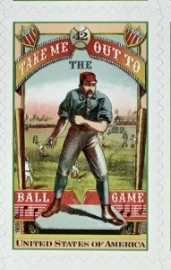 4341  Take me out to the Ballgame  MNH 42 c sheet of 20  FV $8.40    2008