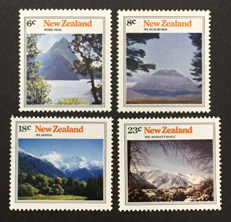 New Zealand 1973 #528-31, Various Scenes, MNH.